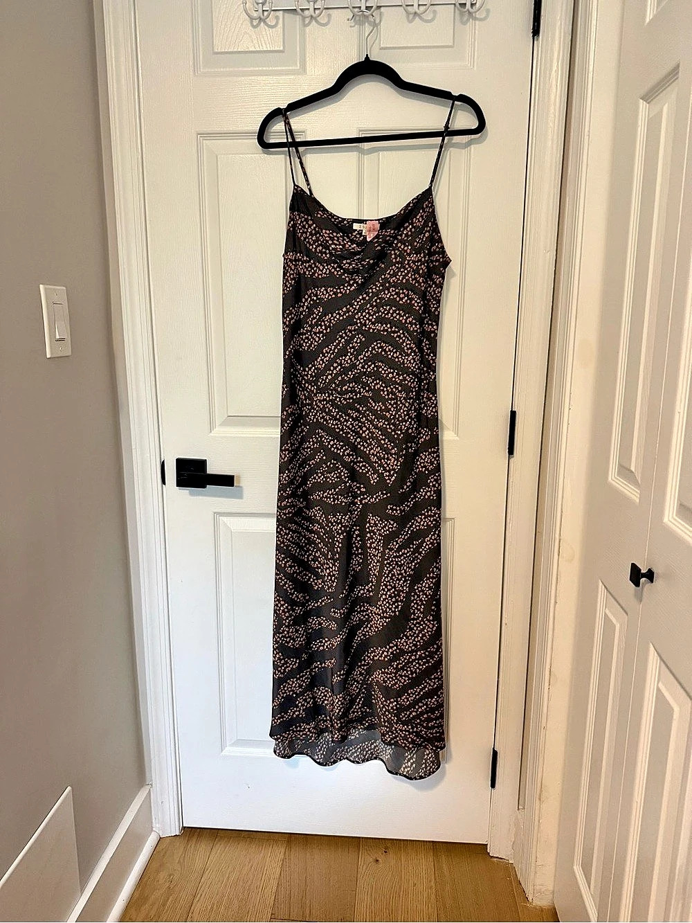 Zsupply Midi Dress Animal Print Black & Brown